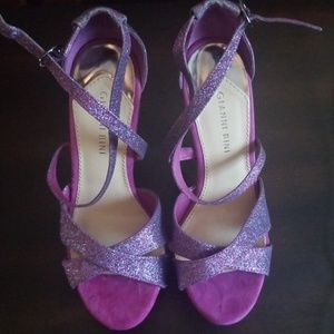 Purple glitter Heel